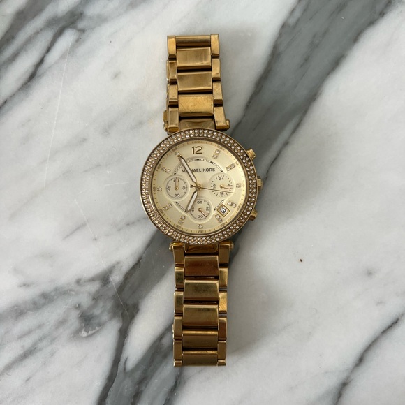 Michael Kors Gold Watch - Picture 1 of 1